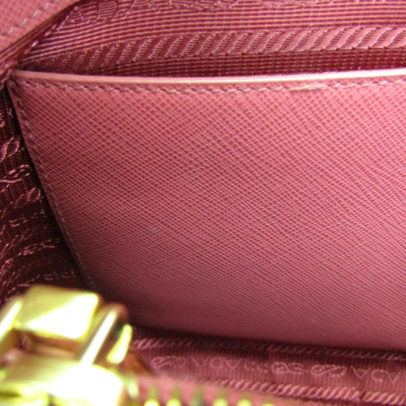 PRADA Pink Saffiano Shoulder Bag - Picture 11 of 16